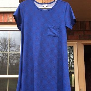 LuLaRoe XS Carly Navy/Blue